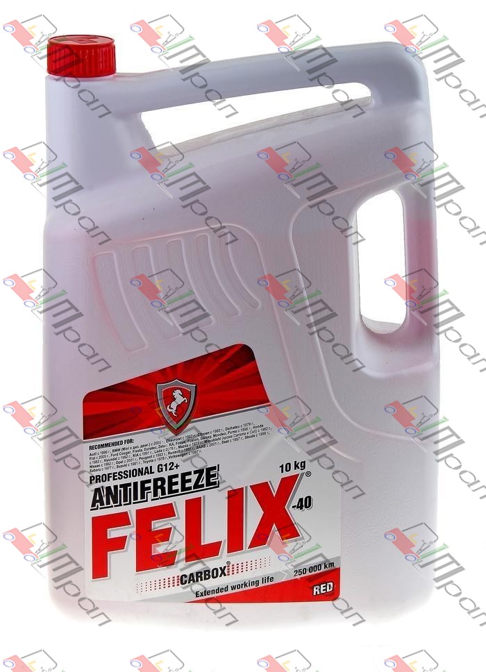 Антифриз Felix G12 красный, 10л (розлив)