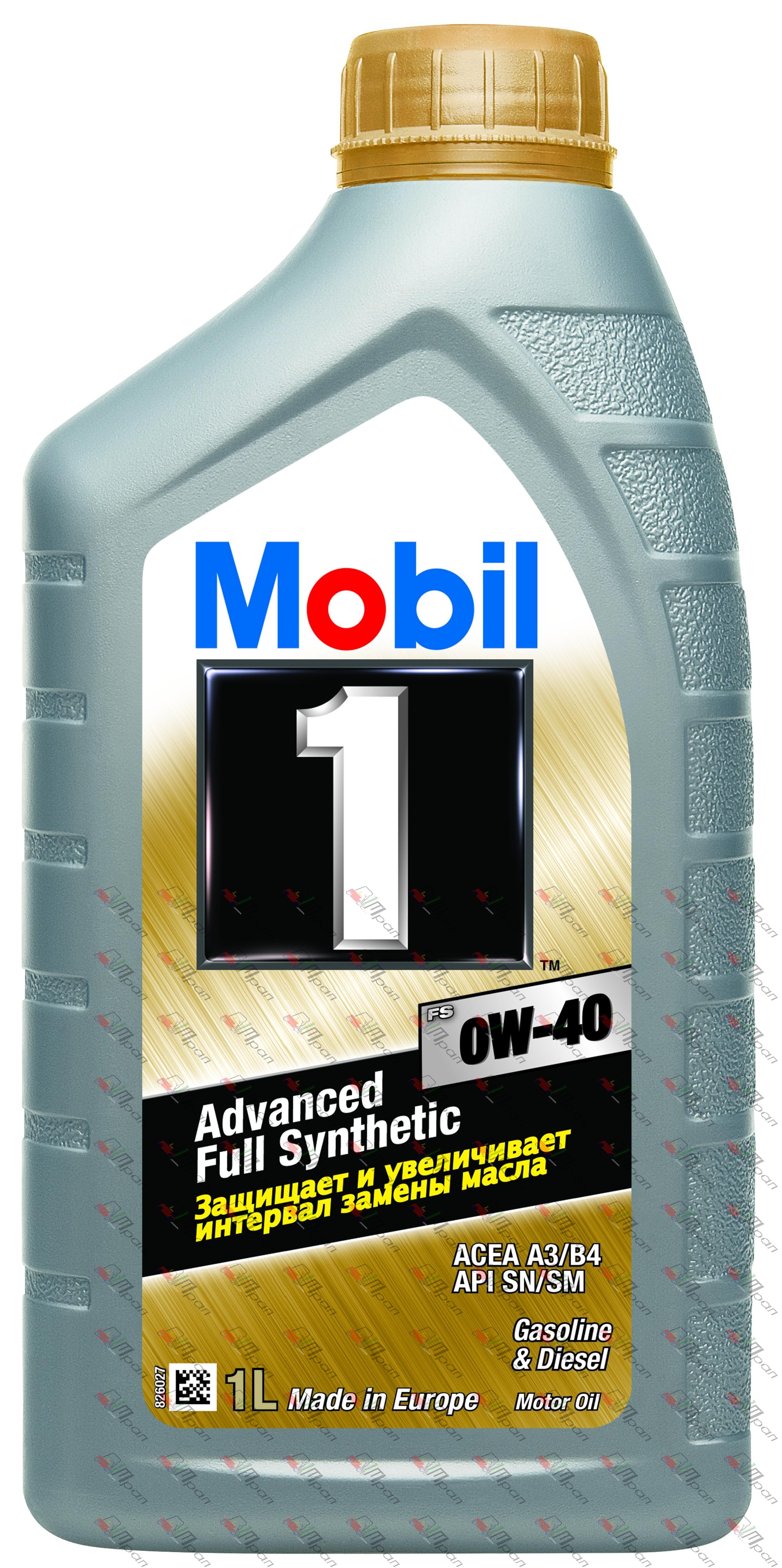 Mobil Масло моторное синтетич. Mobil 1 FS 0w40 1л