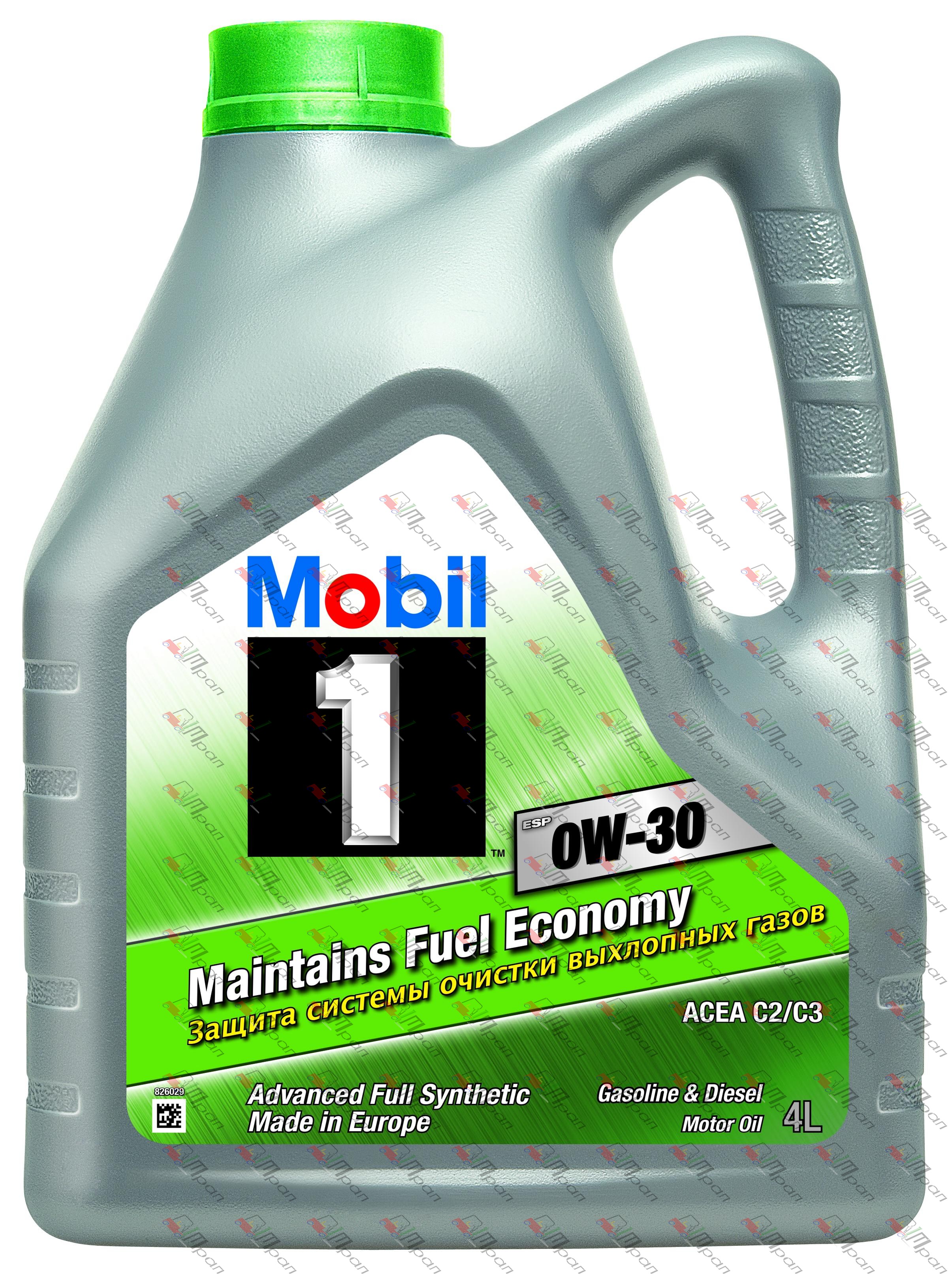Mobil Масло моторное синтетич. Mobil 1 ESP 0w30 4л