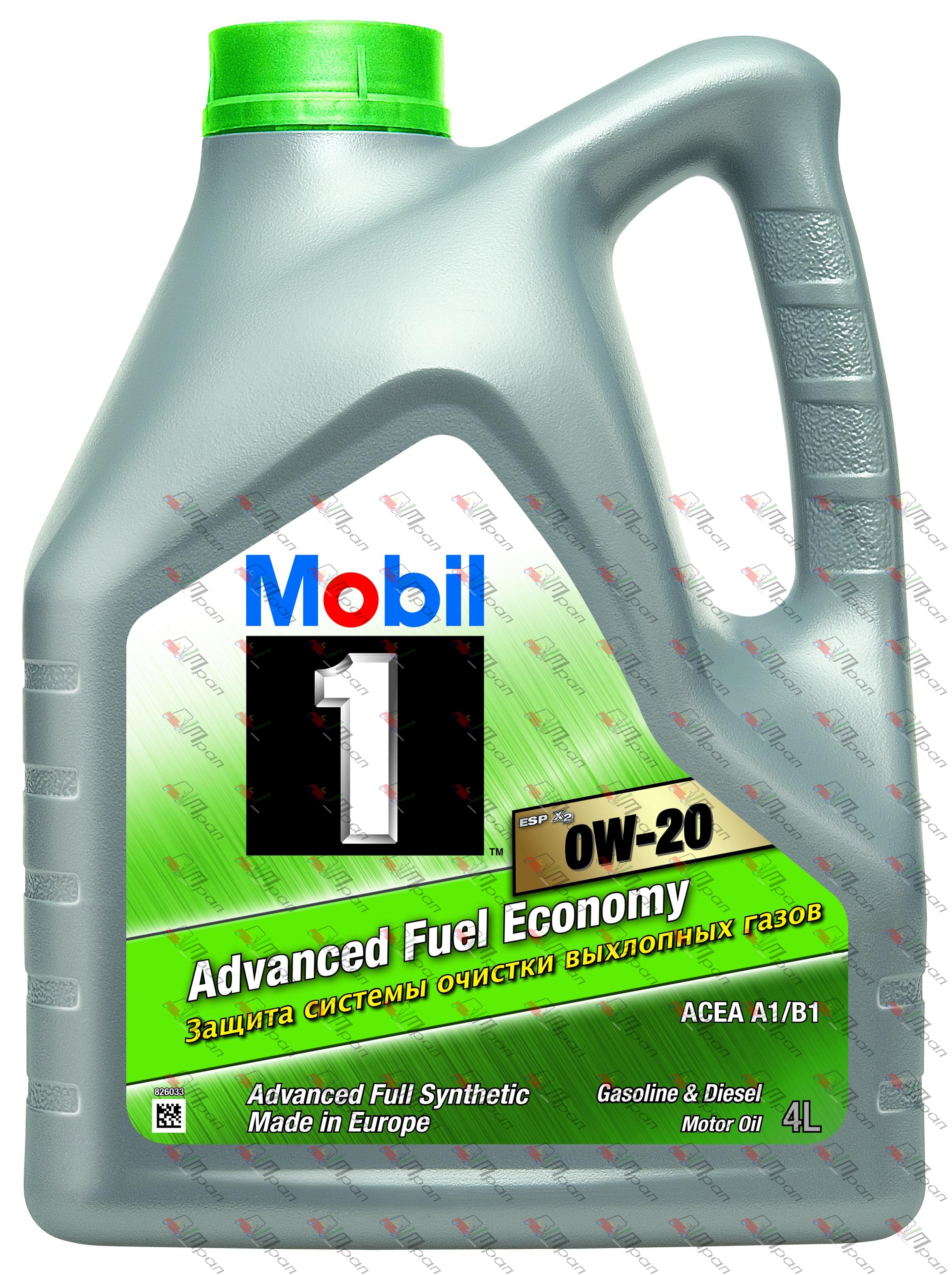 Mobil Масло моторное синтетич. Mobil 1 ESP X2 0w20 4л