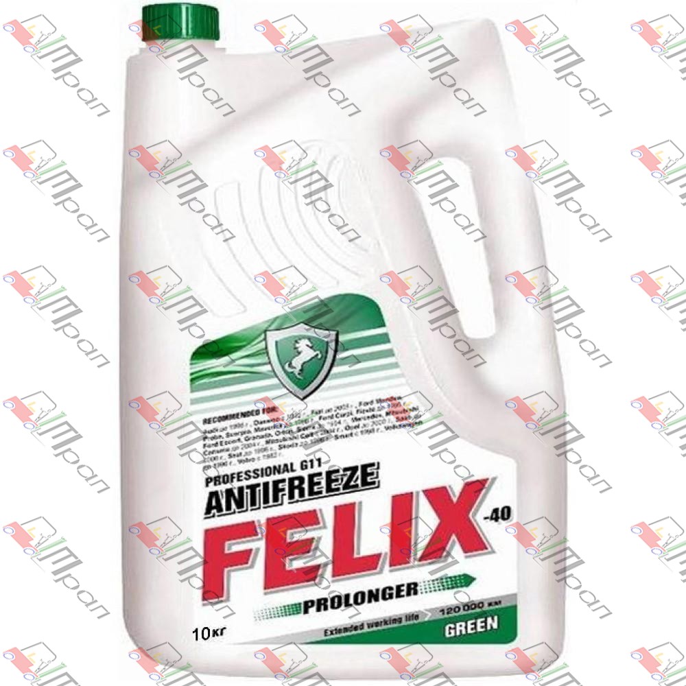 Антифриз Felix G11 зеленый, 10л (розлив)